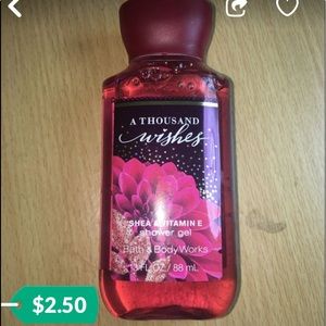 Bath body work shower gel